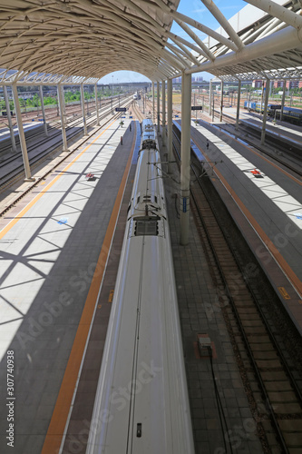 Railway station platform