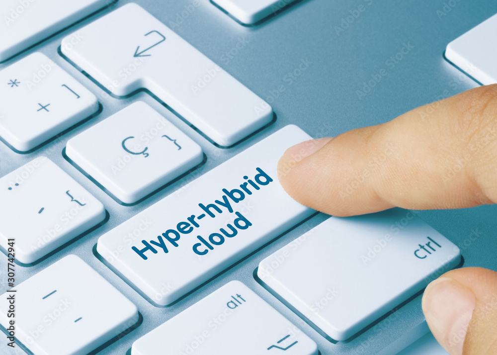 Fototapeta premium hyper-hybrid cloud