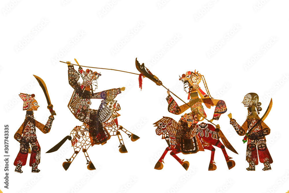 Chinese shadow puppets prop