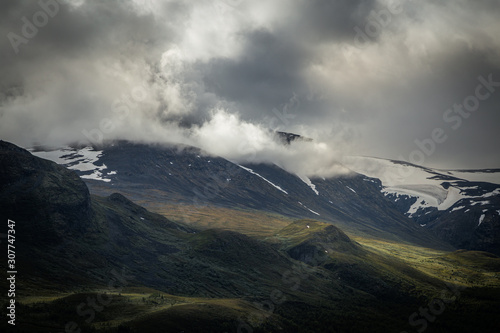Beautiful mountains and summertime in Norway, Jotunheimen National Park. © Adrian