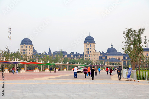 European-style architecture in tangshan, China photo