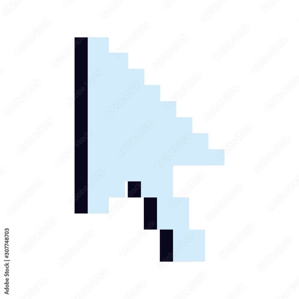 arrow mouse pointer pixelated icon arrow mouse pointer pixelated icon