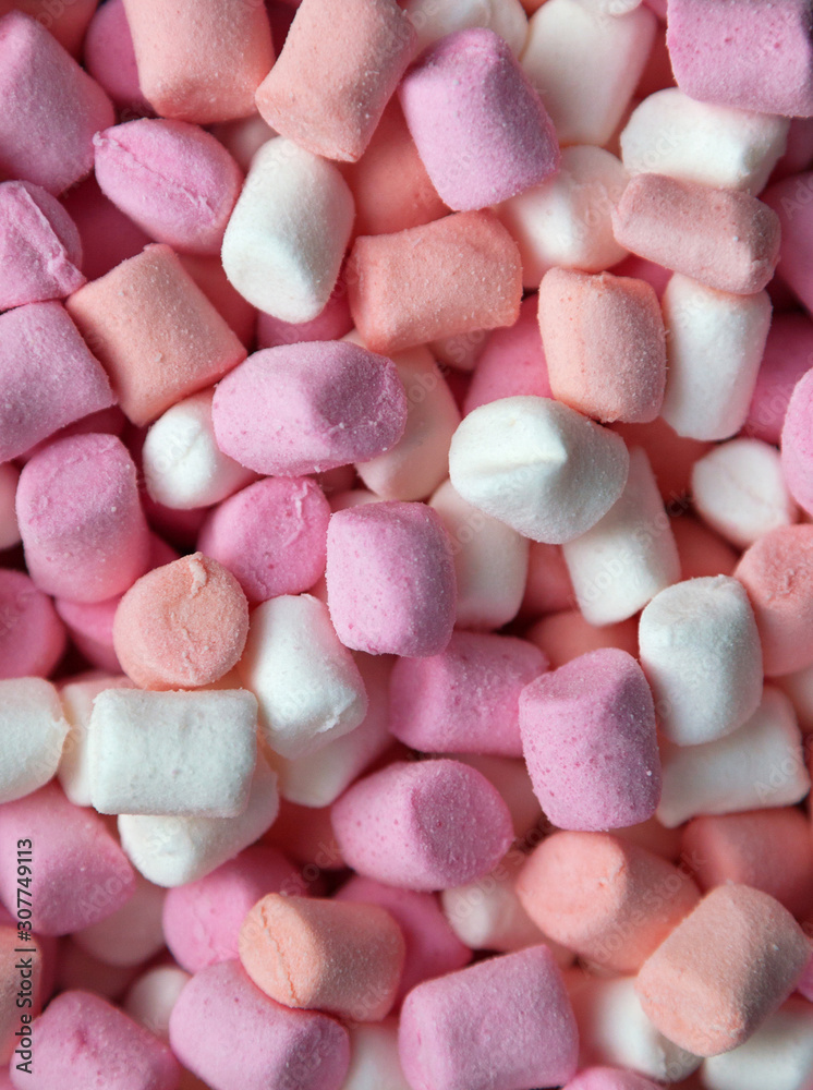 Pink and White Marshmallows Pink and White Marshmallows