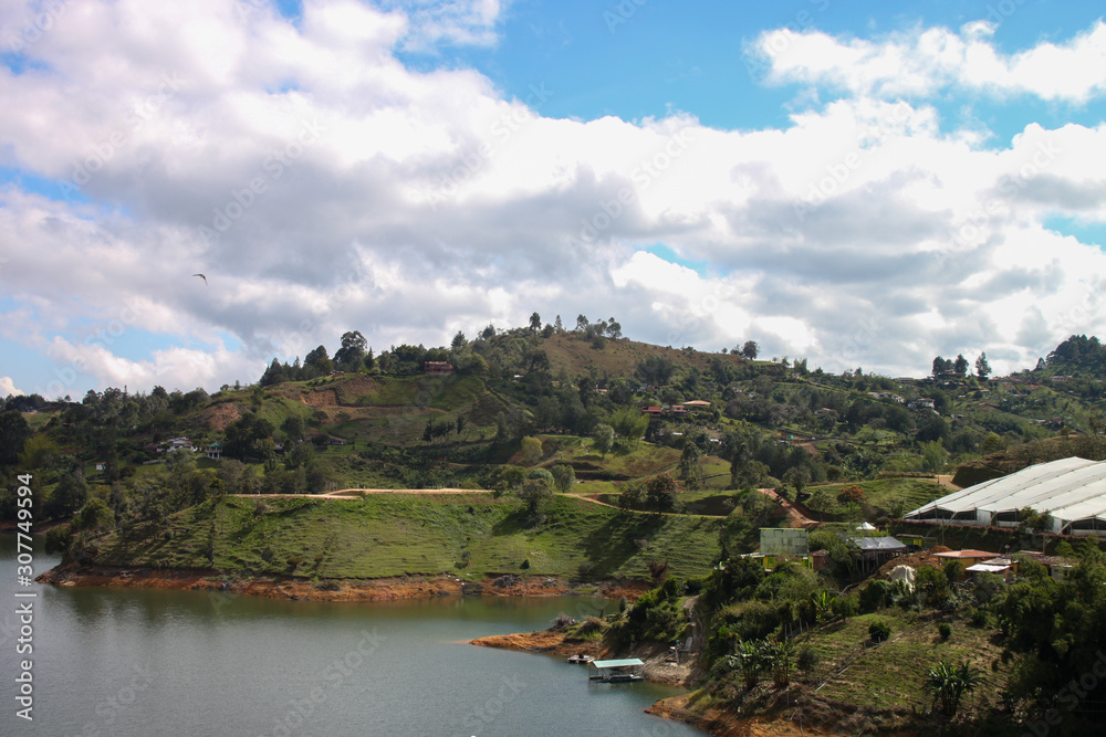 Rural landscape in Colombia, Medellin