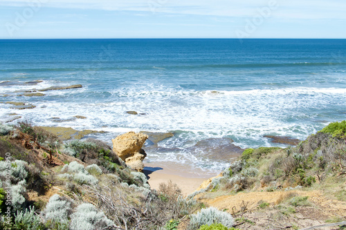 Scenic lookout in The Great Ocean Road, an iconic Australian destination.