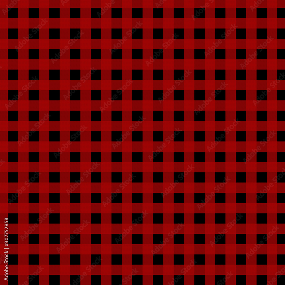 Red and black twill buffalo plaid background Red and black twill buffalo plaid background