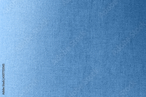 Blue background. Natural cloth. 2020 trend.