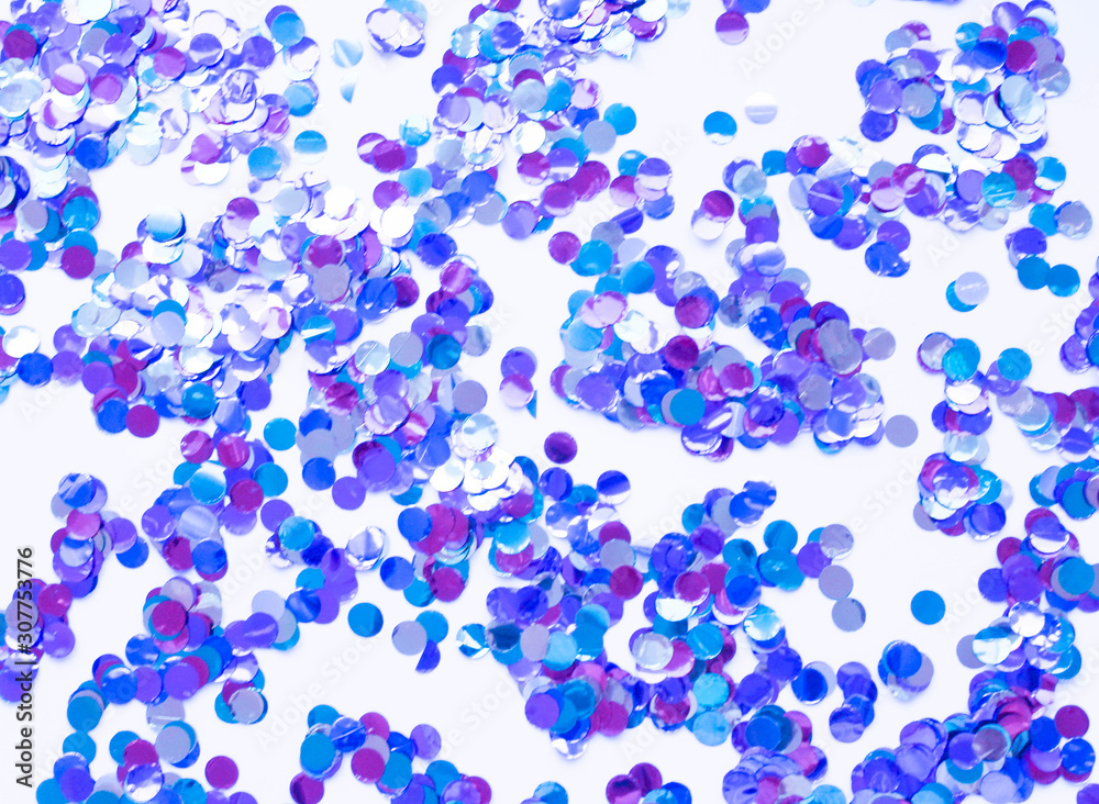 background from shiny confetti in classic blue background from shiny confetti in classic blue