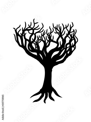 Winter Baum Design umwelt klima schutz
