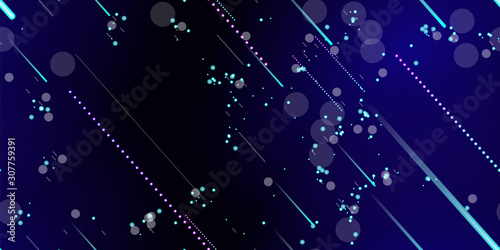 Fast Effect. Motion Neon. Seamless Pattern. Glitch