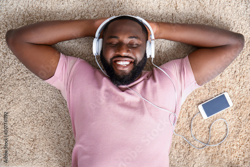 African-American man listen...
