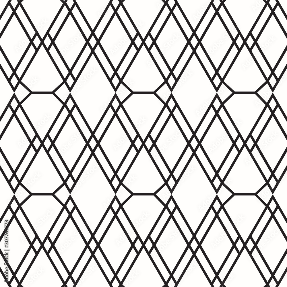 Naklejka premium Rhombus pattern. Vector background. Geometric abstract texture.