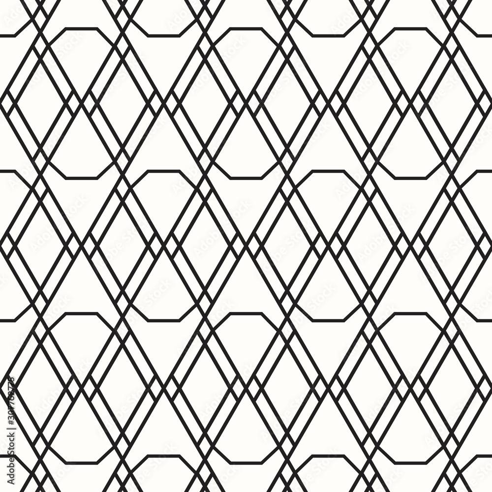 Fototapeta premium Rhombus pattern. Vector background. Geometric abstract texture.