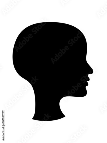 Schwarzer Kopf Design 