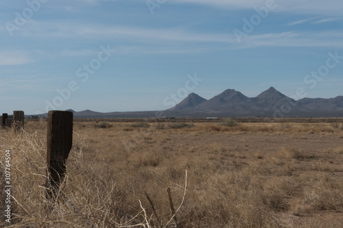 Tres Hermanas mountain range in southwest New Mexico.
