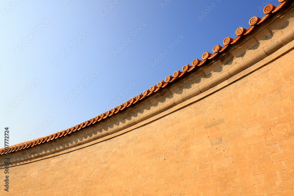 Obraz premium Ancient Chinese architectural scenery