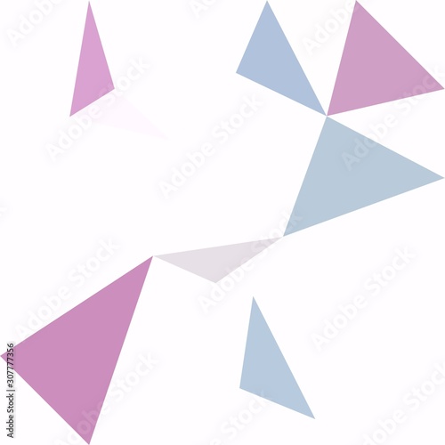 Colorful triangle pattern background. Geometric colorful pattern. Background texture wall and have copy space for text. Picture for creative wallpaper or design art work.