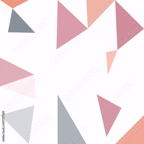 Colorful triangle pattern background. Geometric colorful pattern. Background texture wall and have copy space for text. Picture for creative wallpaper or design art work.