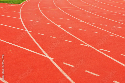 Line and lane of running.