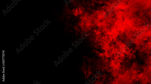 Texture of burn fire with particles embers. Red flames on isolated background. Texture for banner,flyer,card . Stock illustarion.