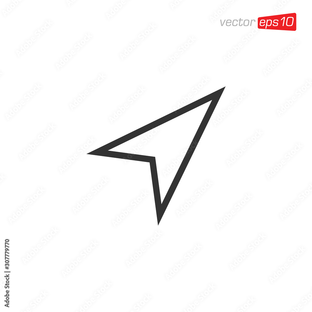 Navigation Location Icon Design Vector Navigation Location Icon Design Vector