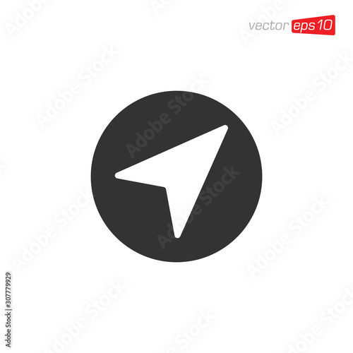 Free Download Navigation Location Icon Design Vector - GFXLoad