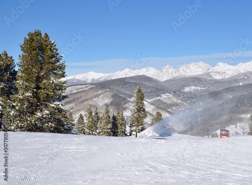 Paisaje nevado en Colorado