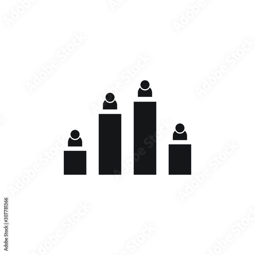Exit polling icon design. vector illustration