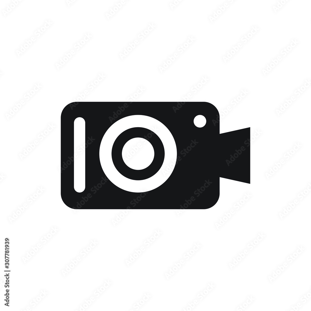 Video camera icon. vector illustration Video camera icon. vector illustration