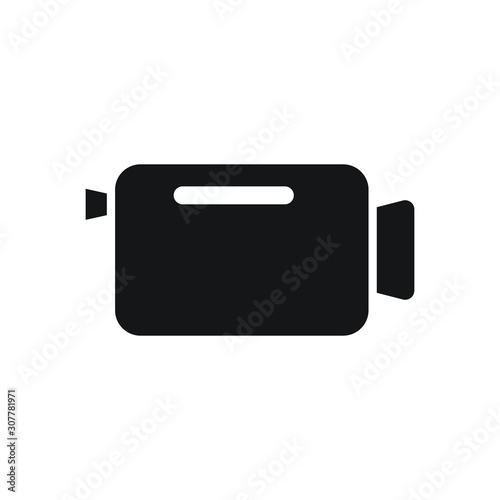 Video camera icon. vector illustration