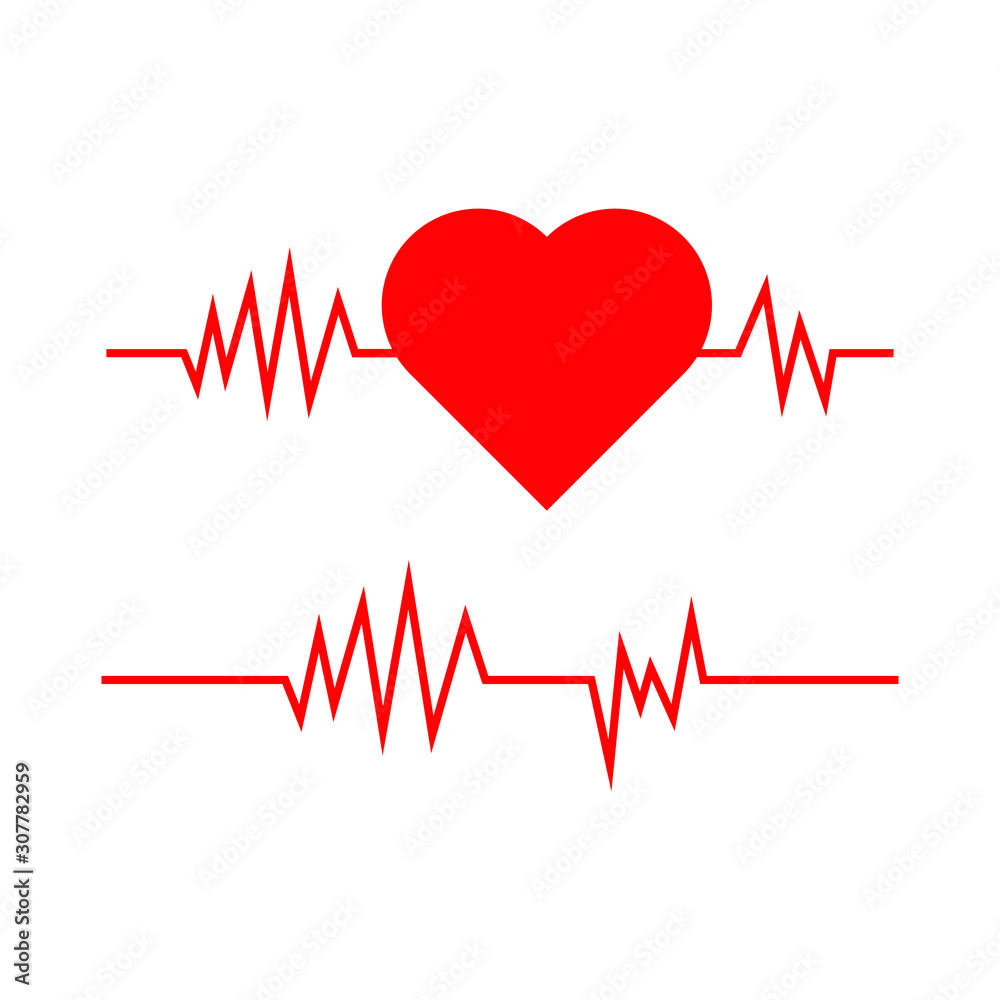 heartbeat line icon. Vector illustration heartbeat line icon. Vector illustration
