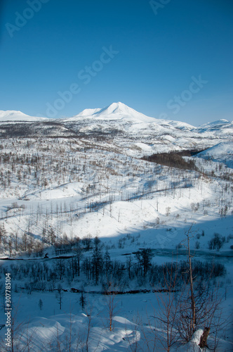 Mountain landscapes of the nature of the Russian Far East