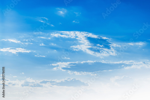 white cloud with blue sky background © lovelyday12