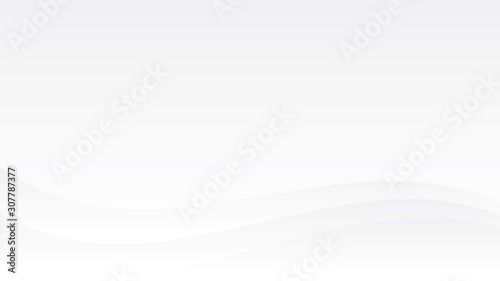 Abstract gradient light grey wave background. © K Ching Ching
