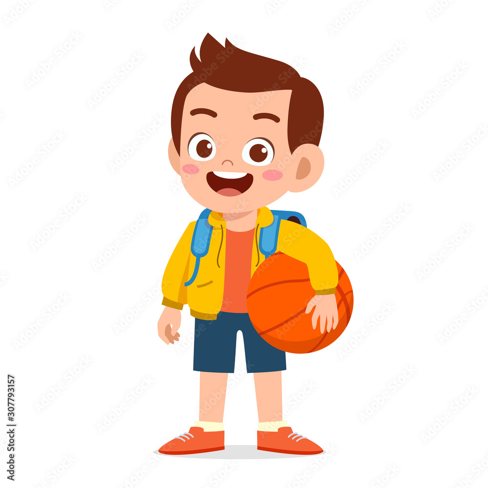 happy cute kid boy ready to go to school happy cute kid boy ready to go to school