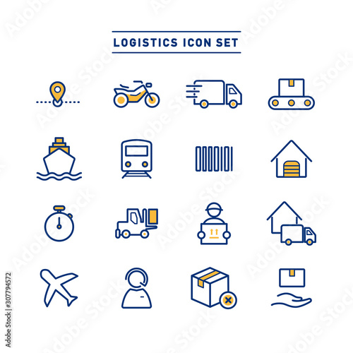 LOGISTICS ICON SET