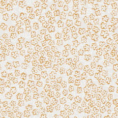 Fototapete Kleine Blumenmuster Filigranes Blütenmuster in Herbsttönen  © Tanya Syrytsyna