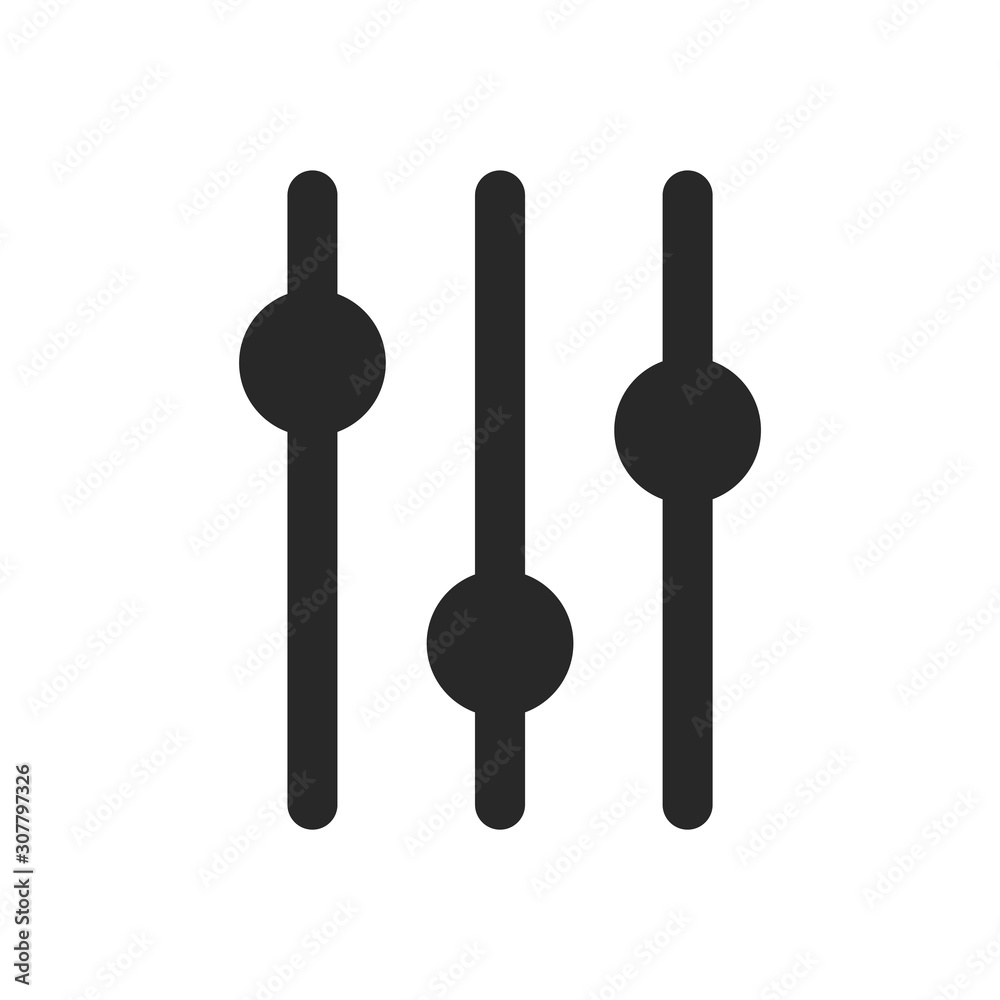 Equalizer icon vector logo symbol illustration EPS 10 Equalizer icon vector logo symbol illustration EPS 10