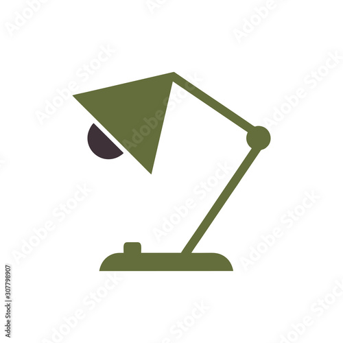 Desk lamp icon Vector design templates