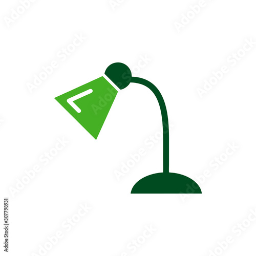 Desk lamp icon Vector design templates