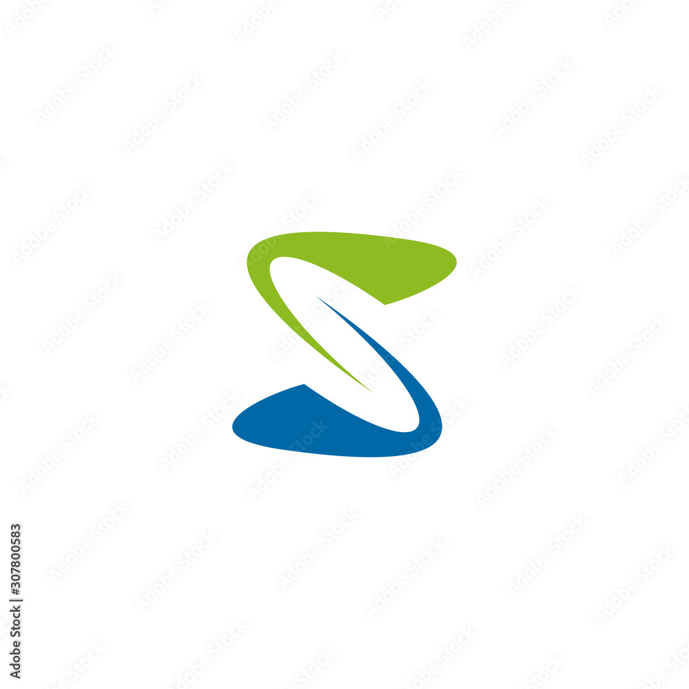 S letter initial icon logo design vector template S letter initial icon logo design vector template