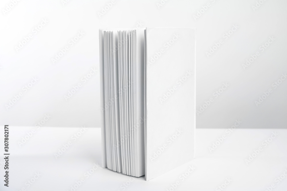 Book with blank cover on white background Book with blank cover on white background