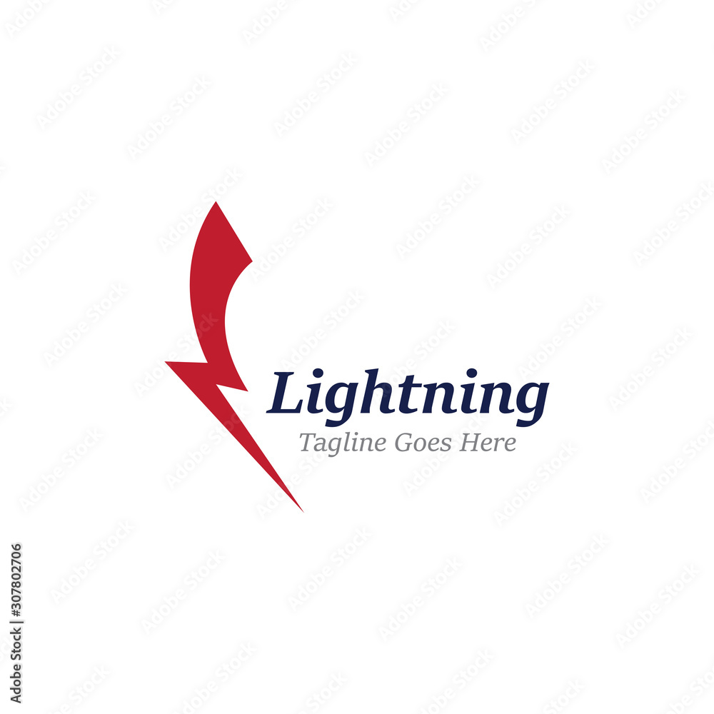 Creative Thunderbold Concept Logo Design Template Creative Thunderbold Concept Logo Design Template