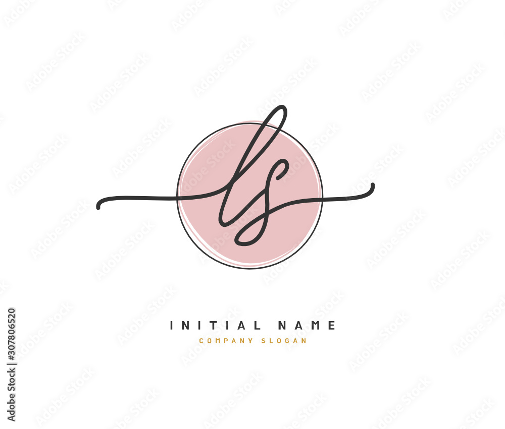 L S LS Beauty vector initial logo, handwriting logo of initial signature, wedding, fashion, jewerly, boutique, floral and botanical with creative template for any company or business. L S LS Beauty vector initial logo, handwriting logo of initial signature, wedding, fashion, jewerly, boutique, floral and botanical with creative template for any company or business.