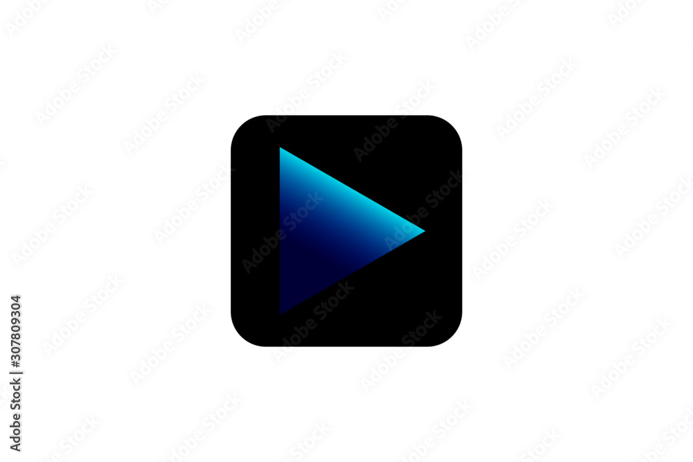 Logo media vector suitable for creative company, studio, icon, Logo media vector suitable for creative company, studio, icon,