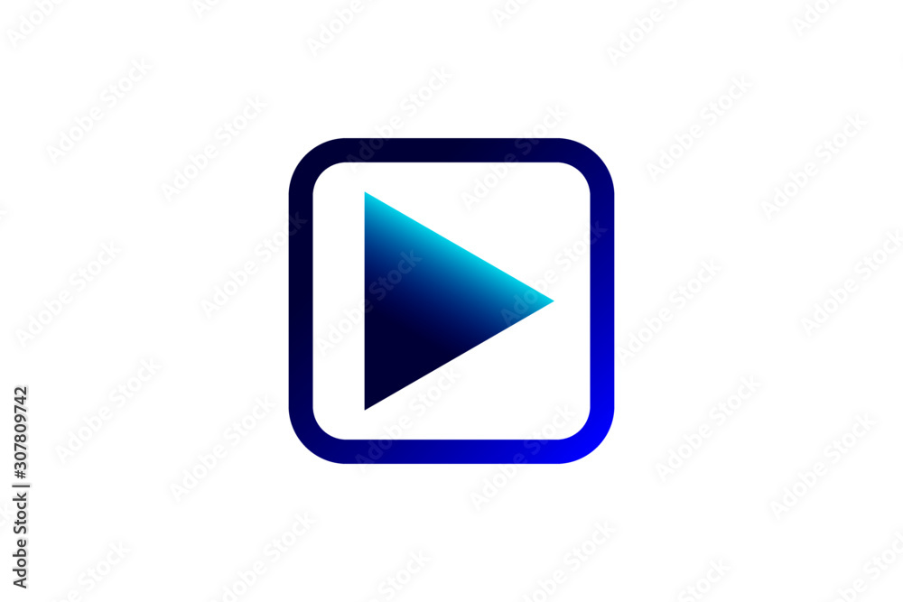 Logo media vector suitable for creative company, studio, icon, Logo media vector suitable for creative company, studio, icon,