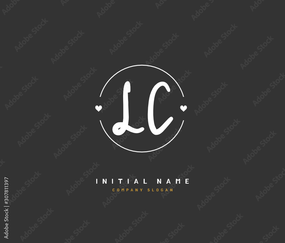 L C LC Beauty vector initial logo, handwriting logo of initial signature, wedding, fashion, jewerly, boutique, floral and botanical with creative template for any company or business. L C LC Beauty vector initial logo, handwriting logo of initial signature, wedding, fashion, jewerly, boutique, floral and botanical with creative template for any company or business.