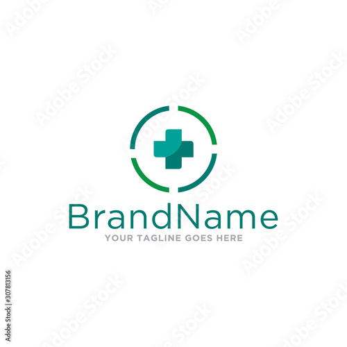 Medical logo icon vector. Medical Healthcare logo illustration. Simple design on white background.