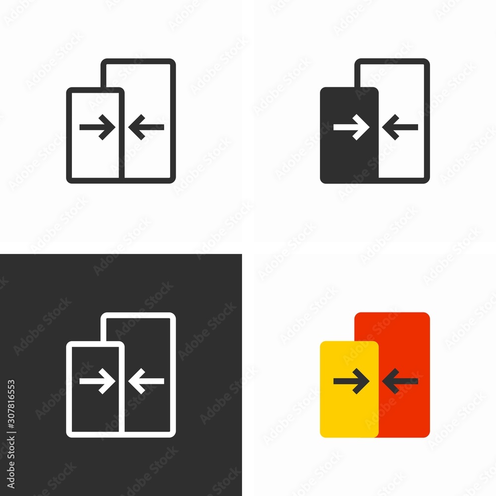 Obraz premium Add to compare, icon for online shop, purchase