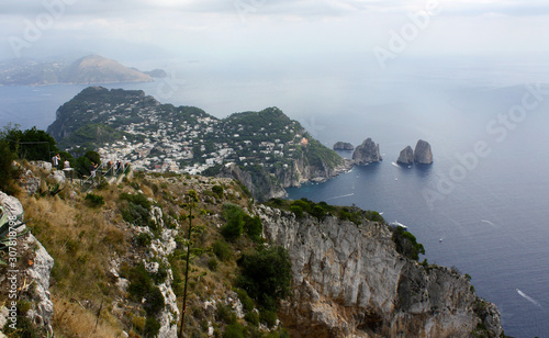 A View from Monte Solaro  Capri Island  Italy